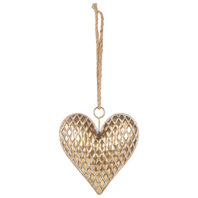 Gold Hanging Heart - image 1