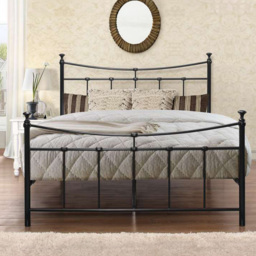 Emily Double Black Bed Frame - thumbnail 3