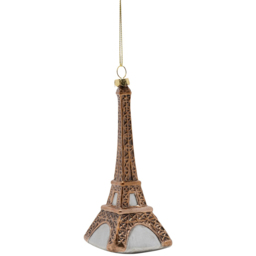 The Seasonal Gift Co Eiffel Tower Hanging Tree Decoration 23cm
