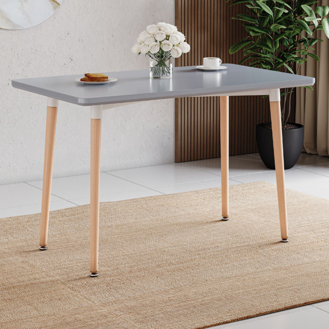 Vida Designs Batley 4 Seater Grey Dining Table - image 1