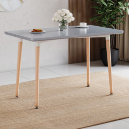 Vida Designs Batley 4 Seater Grey Dining Table - thumbnail 1