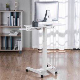 ProperAV 2 Tier Gaming Desk White