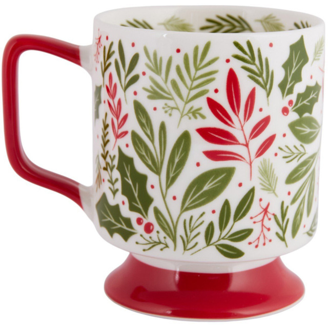 Single Xmas Footed Mug in Assorted styles - image 1