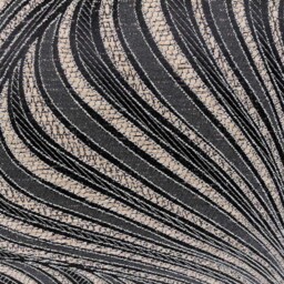 Paoletti Gatsby Black Jacquard Piped Cushion - thumbnail 4