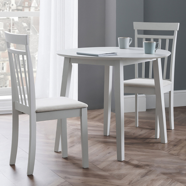 Julian Bowen Coast Grey 2 Seater Dropleaf Dining Set - image 1