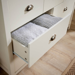 Home Source Avon Off White 7 Drawer Storage Chest - thumbnail 4