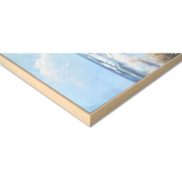 Seashore Deck Chair Framed Art - Blue - thumbnail 3