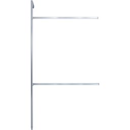 Spacepro Aura Anodised Extendible Hanging Bedroom Bundle 2 610mm - thumbnail 1