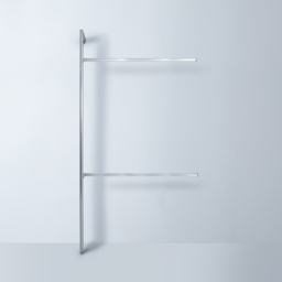 Spacepro Aura Anodised Extendible Hanging Bedroom Bundle 2 610mm - thumbnail 3