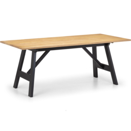 Julian Bowen Hockley 6 Seater Dining Table Set - thumbnail 3