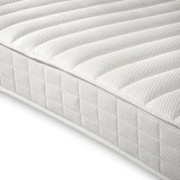 Bedmaster Quest White 3 Drawer Wooden Bed with Memory Foam Mattress - thumbnail 4