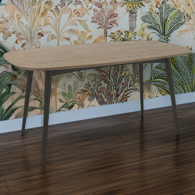 Bentley Designs Vintage 6 Seater Weathered Oak Table - image 1
