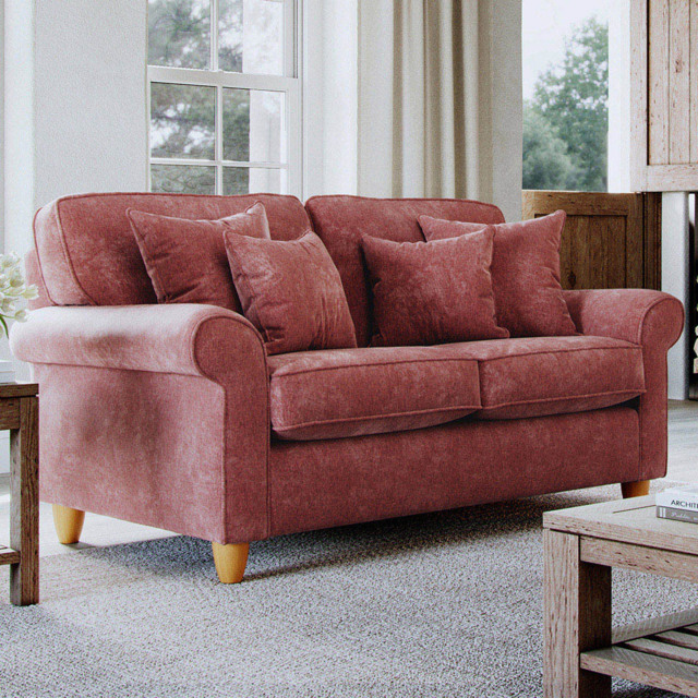 Sinatra Glory Deep Terra 2 Seater Small Sofa - image 1