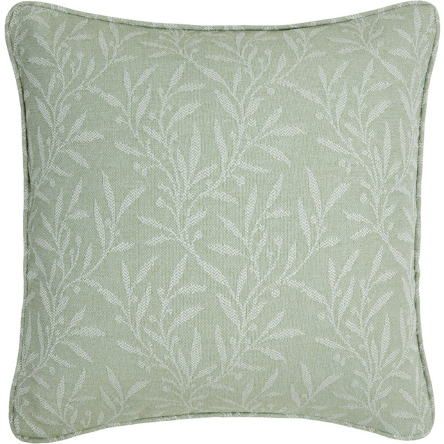 Laurel Jacquard Cushion Green - image 1