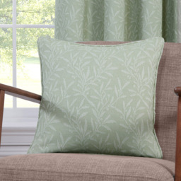 Laurel Jacquard Cushion Green - thumbnail 2