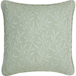 Laurel Jacquard Cushion Green - thumbnail 1