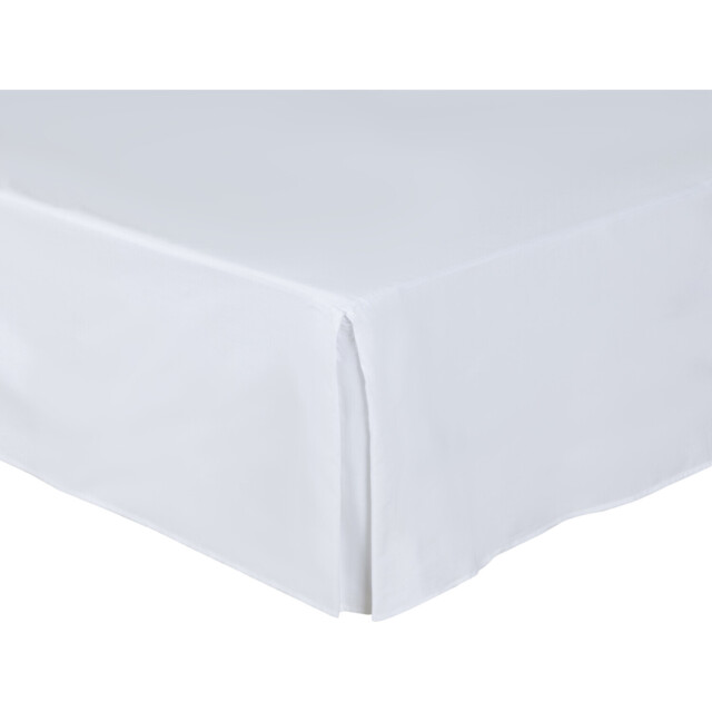 My Home White King Size Polycotton Valance Bed Sheet - image 1