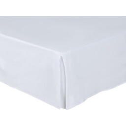 My Home White King Size Polycotton Valance Bed Sheet