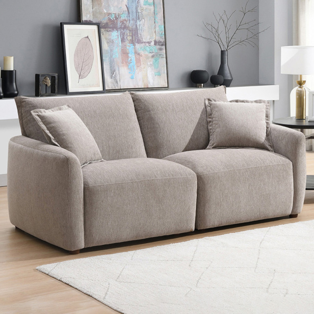 Bedford 3 Seater Stone Sofa - image 1