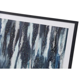 Dark Blue Jewelled Framed Art - Dark Blue - thumbnail 4