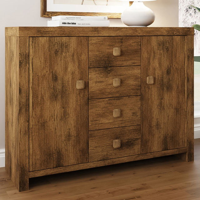 GFW Jakarta 2 Door 4 Drawer Mango Sideboard - image 1