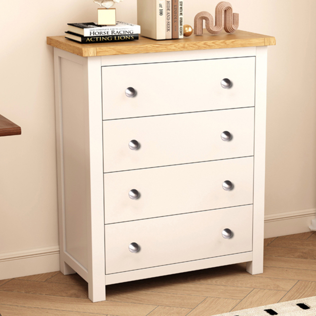 Cabinet Bits Maggiori 4 Drawer Chest of Drawers with Chrome Knob - image 1