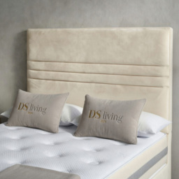 DS Living Harrington Cream Double Plush Divan Bed - thumbnail 2