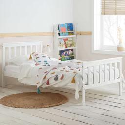 Oxford White Single Bed Frame - thumbnail 1