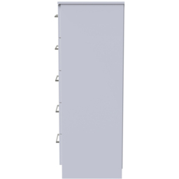 Crowndale Worcester White 5 Drawer Tallboy Ready Assembled - thumbnail 4