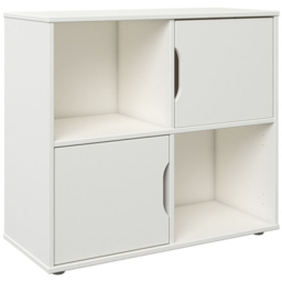 Noomi Midi White Single Continental Mid Sleeper Craft Cabin Set - thumbnail 2