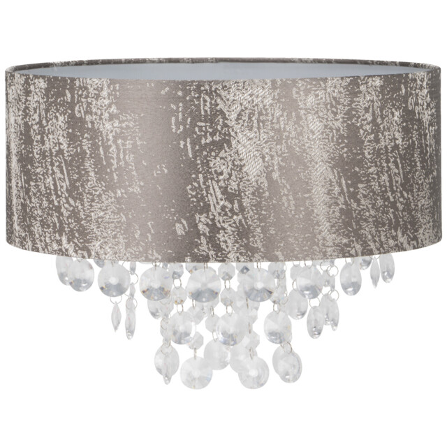 Distressed Grey Jewel Droplet Lamp Shade - image 1