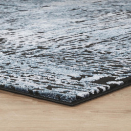 Desire Rugs Belgravia Metallic Sheen Modern Illusion Design Navy Rug 200 x 290cm - thumbnail 3