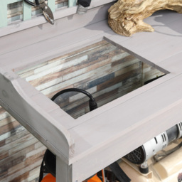 Outsunny Wooden Garden Potting Table - thumbnail 4