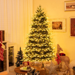 StarBright Pre Lit White LED Artificial Christmas Tree with Remote 6ft - thumbnail 2