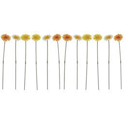 Garden Gear Mixed Metal Daisy Stake 12 Pack - thumbnail 1