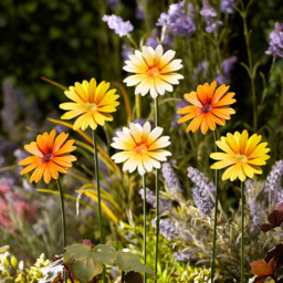 Garden Gear Mixed Metal Daisy Stake 12 Pack - thumbnail 2