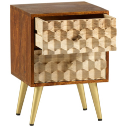 Brooklyn Cotati 2 Drawer Side Table - thumbnail 4