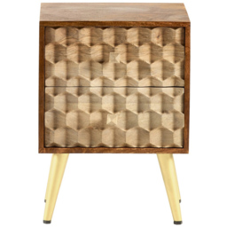 Brooklyn Cotati 2 Drawer Side Table - thumbnail 3