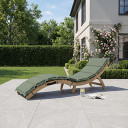 Artemis Home Solara Curve Green Sun Lounger - thumbnail 2