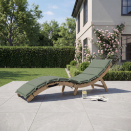 Artemis Home Solara Curve Green Sun Lounger - thumbnail 3
