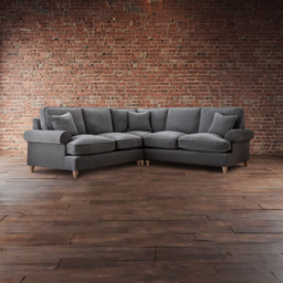 The Victoria Large Charcoal Corner Sofa - thumbnail 3