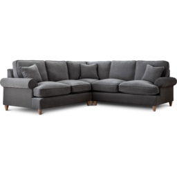The Victoria Large Charcoal Corner Sofa - thumbnail 2