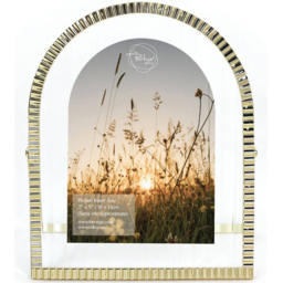 Gold Fluted Arch Easel Frame - thumbnail 1