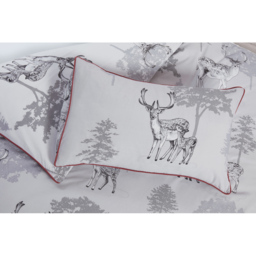 Rapport Home Sherwood Double Grey Duvet Set - thumbnail 4