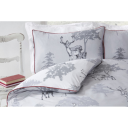 Rapport Home Sherwood Double Grey Duvet Set - thumbnail 3