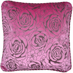Intimates Flock Rose Pink Filled Cushion 43 x 43cm 2 Pack