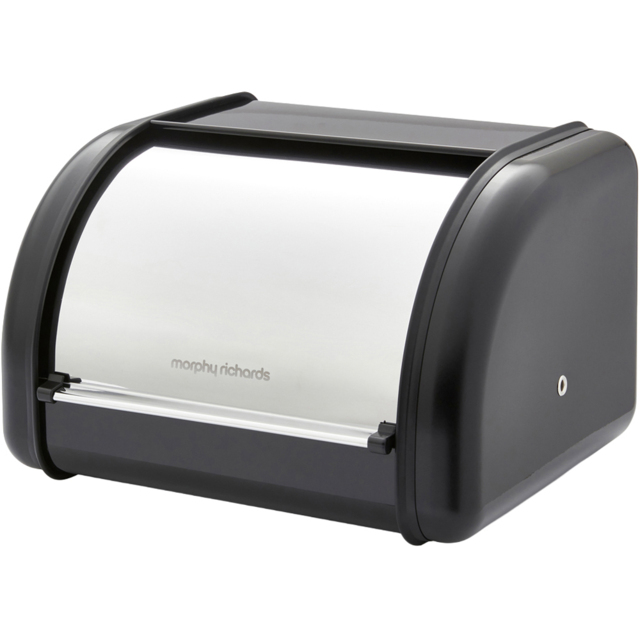 Morphy Richards Equip Black Compact Bread Bin - image 1
