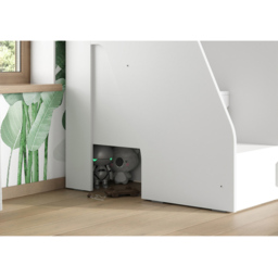Flair Stepaside Triple Sleeper L Shaped White Bunk Bed - thumbnail 3