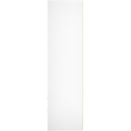 Crowndale Fluted 2 Door 2 Drawer White Matt Tall Wardrobe Ready Assembled - thumbnail 3