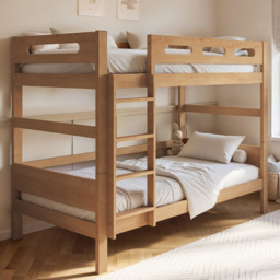 Flair Elijah Natural Detachable Wooden Bunk Bed - thumbnail 1